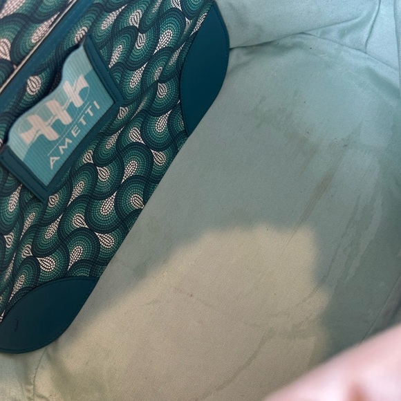 AMETTI TOTE all leather great size green - Picture 4 of 7